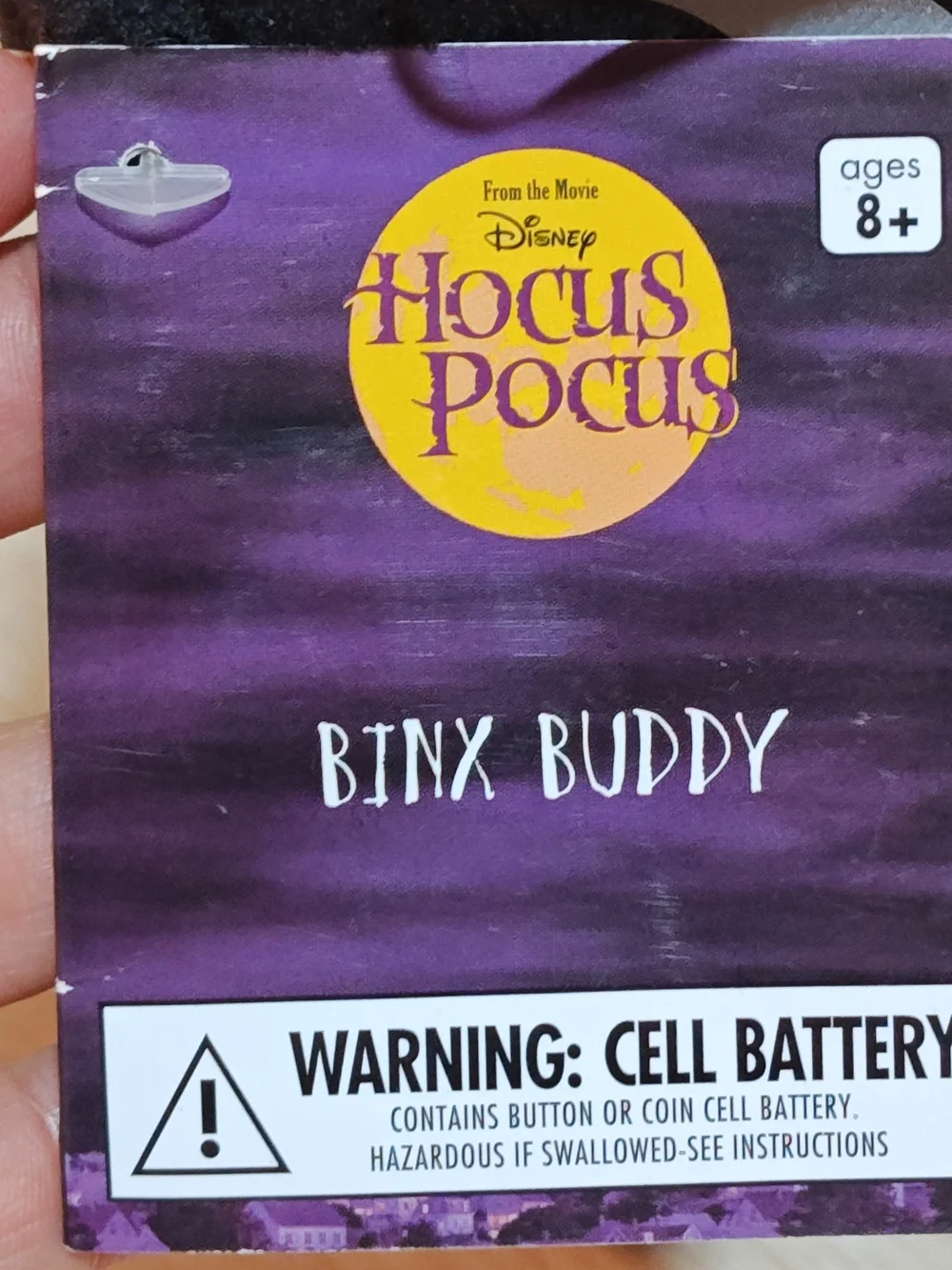 Disney Hocus Pocus Binx Plush Black Cat Light Up Eyes WORKS Spirit Halloween